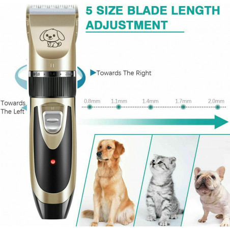 Pet Dog Cat Clippers Grooming Hair Trimmer Groomer Shaver Razor Quiet Clipper