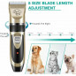 Pet Dog Cat Clippers Grooming Hair Trimmer Groomer Shaver Razor Quiet Clipper