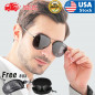 Fashion Pilot Polarized Sport Sunglasses Running Fishing Driving Anti-UV Glasses