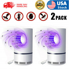 2xElectric Mosquito Insect Killer Zapper UV Light Fly Bug Trap Pest Control Lamp