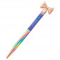 10pcs Personalized Butterfly Bow Glitter Liquid Sand Foil Metal Ball Pen wedding