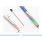 10pcs Personalized Butterfly Bow Glitter Liquid Sand Foil Metal Ball Pen wedding