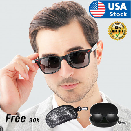 Mens Polarized Sunglasses UV400 Outdoor Sports Driving Fishing Glasses Eyewear