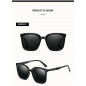 MENS WOMENS SUNGLASSES UNISEX GLASSES WAYFARE STYLE RETRO ALL BLACK SUNGLASS