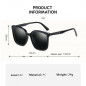 MENS WOMENS SUNGLASSES UNISEX GLASSES WAYFARE STYLE RETRO ALL BLACK SUNGLASS