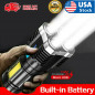 Super Bright Torch LED Flashlight USB Rechargeable Camping Tactical lamp