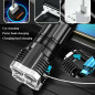 Super Bright Torch LED Flashlight USB Rechargeable Camping Tactical lamp