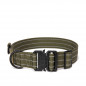 Nylon Adjustable Tactical heavy duty large Dog Collar K9 with Metal Buckle