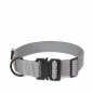 Nylon Adjustable Tactical heavy duty large Dog Collar K9 with Metal Buckle
