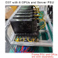 BTC-D37 GPU Mining Rig Machine Motherboard With CPU support 8 GPU PCIE slots