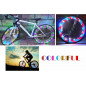 Bicycle Wheel Lights Waterproof RGB Ultra Bright Spoke Lights 14-LED 30 Patterns