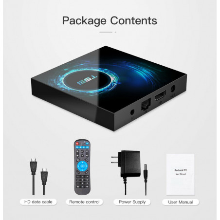 T95 Smart TV BOX 6K Android 10 Quad Core 5G WIFI HDMI Home Media Player Streamer