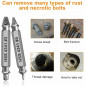 6pcs Damaged Screw Extractor Easy Out Drill Bits Stripped Head Nuts Bolt Remover
