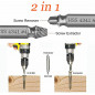 6pcs Damaged Screw Extractor Easy Out Drill Bits Stripped Head Nuts Bolt Remover