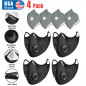 4PCS Activated Carbon Air Purifying Face Mask Cycling Reusable Filter Haze Valve