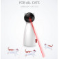 Automatic Cat LED Laser Toys Interactive Smart Teasing Kitten Funny Handheld Toy