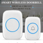 Wireless Doorbell Chime Waterproof Plugin Receiver Adjustable Volume 1000FT Kit