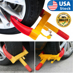 Anti Theft Wheel Lock Clamp Boot Tire Claw Trailer Auto Car Truck Towing