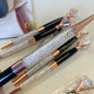 5 pack Cute Ballpoint Pen Diamond Crystal Ball Pen Big Gem Metal Gel Pen