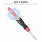 12-IN-1 USB LED Light Up Crochet Hooks Knitting Needles Weave Sewing Tools Set