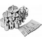 30pcs 6-50mm Diamond Core Hole Saw Drill Bits Tool Cutter For Tiles Marble Glass