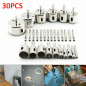 30pcs 6-50mm Diamond Core Hole Saw Drill Bits Tool Cutter For Tiles Marble Glass