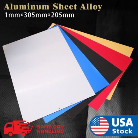 1pcs Aluminium Alloy Sheet Plate 1mmx305mmx205mm