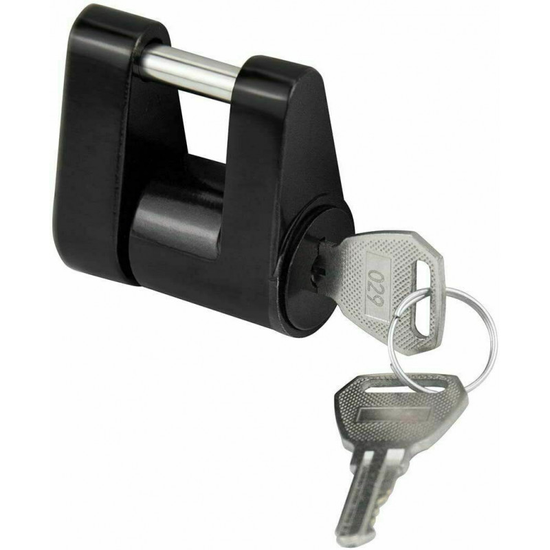 Trailer Hitch Coupler Lock Dia 1/4" Span 3/4" for Tow Boat RV Truck Car