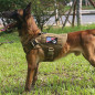 Tactical Dog Vest Harness – Military K9 Dog Training Vest –Working Dog+Leash