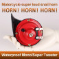 12V Universal 110DB Super Loud Snail Air Horn Motorcycle Car Truck Boat Train US