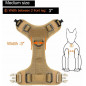 Tactical Dog Harness with Handle No-pull Large Military Dog Vest Working Dog