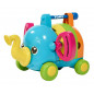 TOMY JUMBO'S JAMBOREE Musical Elephant Bright Puzzle On Wheels Toy