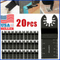 20 Saw Blade Oscillating Multi Tool For Dewalt Fein Bosch Milwaukee Porter Cable