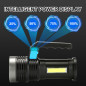 NEW High Power LED Flashlight 4-Mode USB Rechargeable Tactical Torch Light