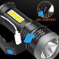 NEW High Power LED Flashlight 4-Mode USB Rechargeable Tactical Torch Light