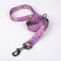 Heavy Duty Dog Collar Flower pattern Dog Collar Adjustable Padded LARGE DOG