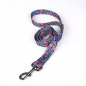 Heavy Duty Dog Collar Flower pattern Dog Collar Adjustable Padded LARGE DOG