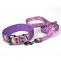 Heavy Duty Dog Collar Flower pattern Dog Collar Adjustable Padded LARGE DOG