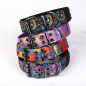 Heavy Duty Dog Collar Flower pattern Dog Collar Adjustable Padded LARGE DOG