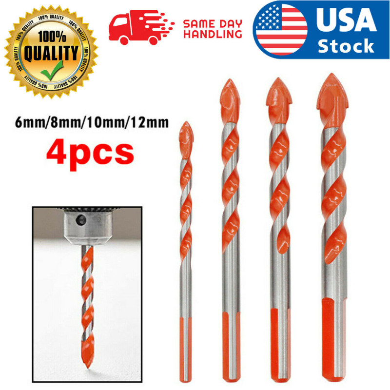 Multifunctional Ultimate Drill Bits Ceramic Glass Punching Hole Working 6mm-12mm