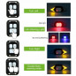 Intelligent Bike Turn Signal Warning Light Wireless Remote Control Rear Lamp