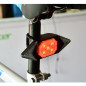 Intelligent Bike Turn Signal Warning Light Wireless Remote Control Rear Lamp
