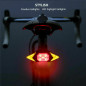 Intelligent Bike Turn Signal Warning Light Wireless Remote Control Rear Lamp