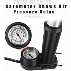 Addmotor Bike Pump Mini Portable Bicycle Foot Pump Pressure Gauge Tire Air Pump