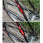 Bike Tail Light Bicycle Rechargeable USB 5 LED Safety Rear Lamp Flashing Wraning