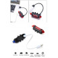 Bike Tail Light Bicycle Rechargeable USB 5 LED Safety Rear Lamp Flashing Wraning