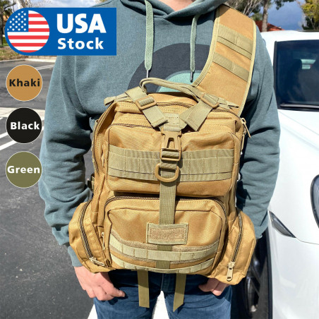 Outdoor Shoulder Military Tactical Backpack Travel Camping Hiking Trekking Bag