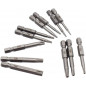 12 Pcs 50mm 1/4 Inch Hex Shank T5-T40 Torx Head Screw Driver Bits Set Kit Tools