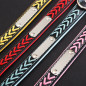 Personalized Dog Collar Braided Leather Padded Name ID Tag Engraved Free XS-XL