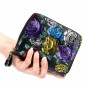 24 Slots Flowers Leather Business ID Credit Card Holder Case Pocket Bag Wallet